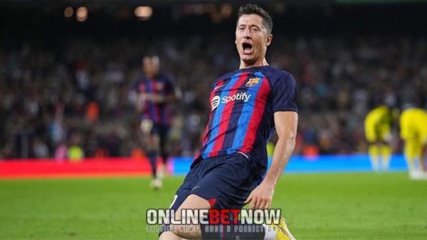 Live Soccer: Lewandowski scores double to help Barca thrash Villareal