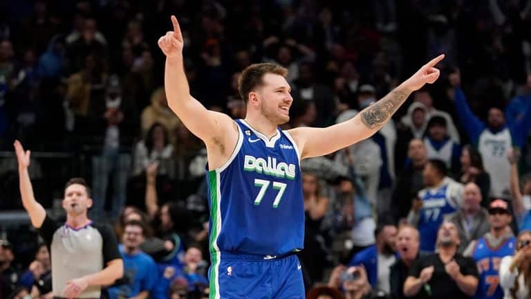 Men’s Basketball: Doncic’s triple-double push Mavs over Knicks
