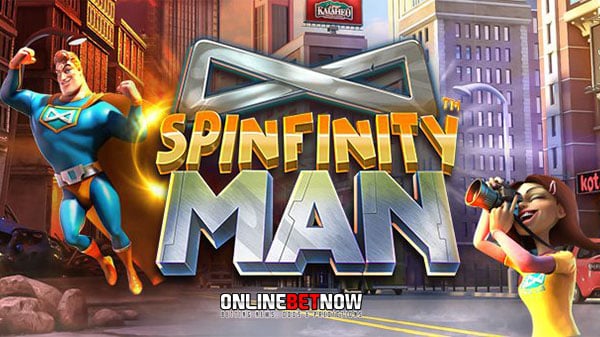 Look up and bag a payout with Spinfinity Man slot