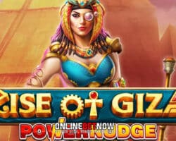 The online slot game Rise of Giza Power Nudge from 12Quartz aims to reveal the mysteries of the pyramids and discovering hidden wealth.