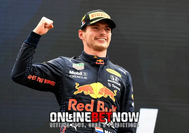 max Verstappen winning the race as the youngest racer