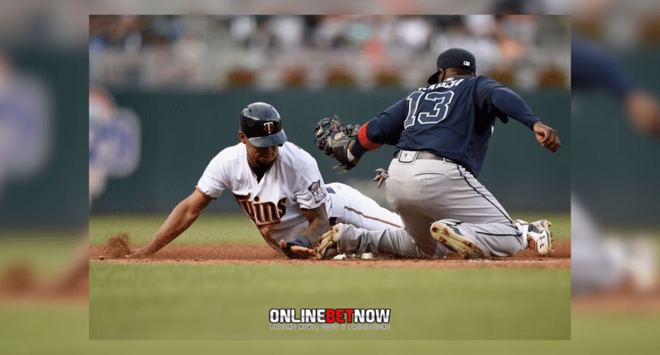 MLB today Players of twins and braves battling to reach home