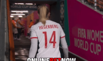 ada hegerberg walking off stage before the match start