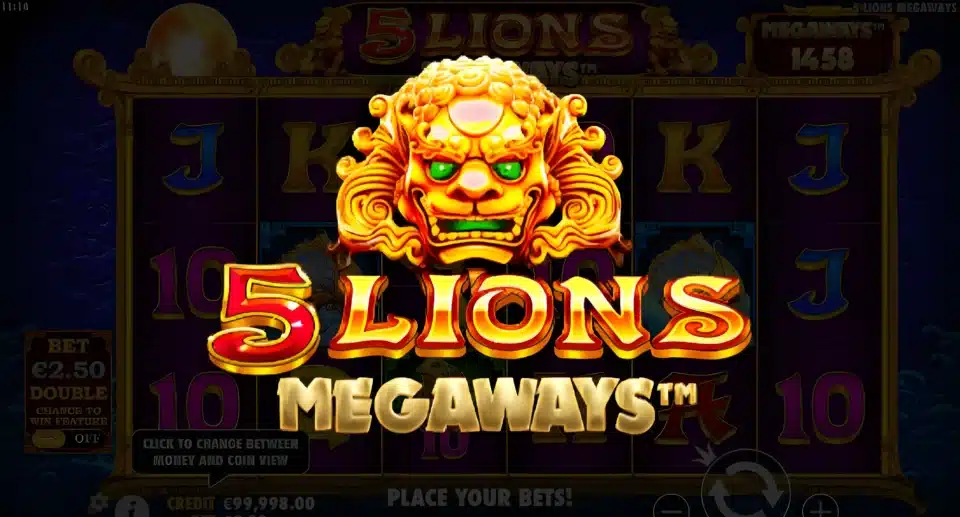 pragmatic play 5 lions megaways slot